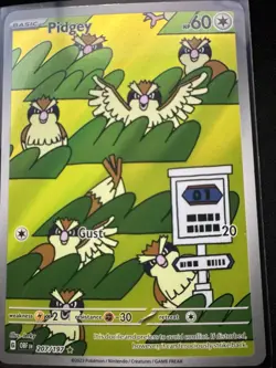 Pokemon TCG Pidgey OBF 207/197 Basic 60 HP Colorless 2023 Regular - Image 1