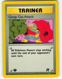 Goop Gas Attack - 1st Edition - 78/82 Team Rocket - WOTC - Pokemon TCG - 2000 - Image 1