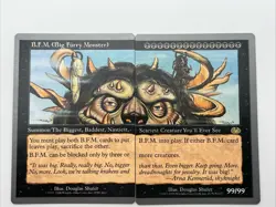 B.F.M. (BIG FURRY MONSTER) Unglued 1998 Near Mint Set Magic The Gathering Mtg - Image 1