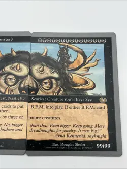 B.F.M. (BIG FURRY MONSTER) Unglued 1998 Near Mint Set Magic The Gathering Mtg - Image 3