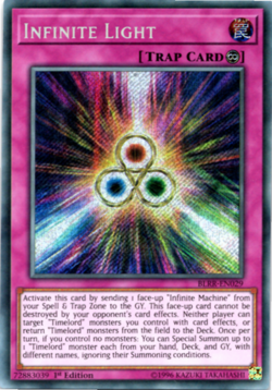 Infinite Light - BLRR-EN029 - Secret Rare - 1st Edition Yugioh - Image 1