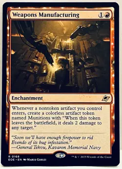 Weapons Manufacturing -#168-MTG-Edge of Eternities-Regular-NM - Image 1