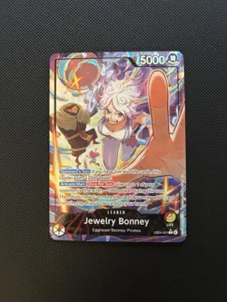 One Piece TCG OP15 -EB04 Jewelry Bonney Leader Alt Art EB04-001 NM - Image 1