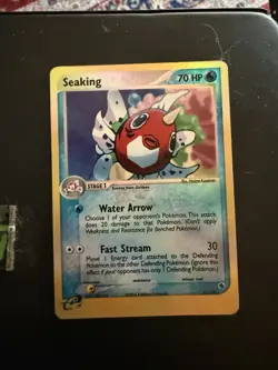 Pokemon Seaking 21/109 EX Ruby & Sapphire Rare Reverse Holo 70 HP 2003 Card - Image 1