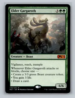 Elder Gargaroth Core Set 2021 Regular MTG LP - Image 1