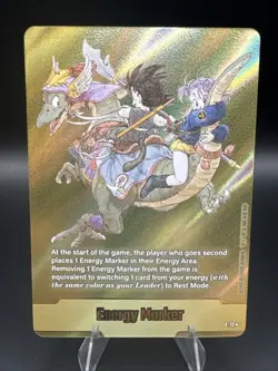 Energy Marker E-72 Gold Manga Booster 02 Dragon Ball Card English - Image 1