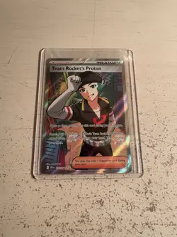 Team Rocket’s Proton Full Art Pokemon Destined Rivals Card 227/182 - Image 1