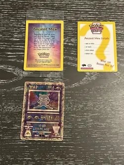 SEALED Ancient Mew Pokemon New Movie Promo Double Holo Foil Rare 1999-2000 Card - Image 4