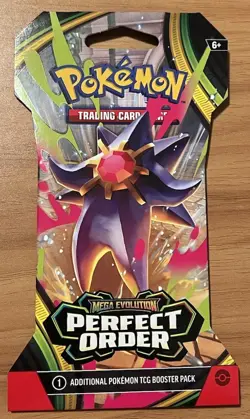 Pokemon: Mega Evolutions - Perfect Order Sleeved Booster Pack +1 Bonus Card - Image 1