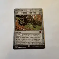 Contagion Engine – Showcase Art – NM/M – Outlaws of Thunder Junction – MtG - Image 1