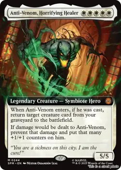 Anti-Venom, Horrifying Healer (Extended Art) [SPM - 244] - NM [] TCG MTG - Image 1