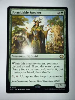 MTG Magic The Gathering - Formidable Speaker - ECL (#176) REG NM - Image 1