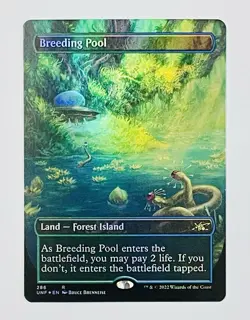 Magic the Gathering Unfinity Breeding Pool Borderless Foil NM - Image 1