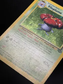 Vileplume 15/64 WOTC Jungle Rare Unlimited Holofoil Pokemon Card HP - Image 5