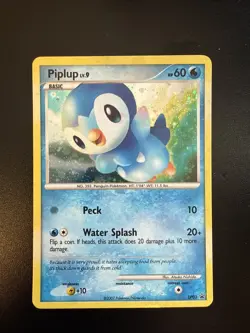 Pokemon TCG Piplup POP RARE PROMO Holo DP03 Pokemon Promos Holo Promo Promo - Image 1