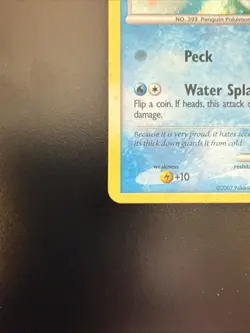Pokemon TCG Piplup POP RARE PROMO Holo DP03 Pokemon Promos Holo Promo Promo - Image 5