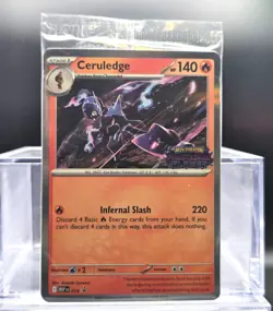 Pokemon TCG Phantasmal Flames STAFF Promos Full Set of 4 Sealed MEP-014-017 💥#1 - Image 1