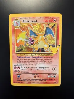 Pokemon TCG - Charizard Celebrations Classic Collection Holo Rare 4/102 2021 - Image 1