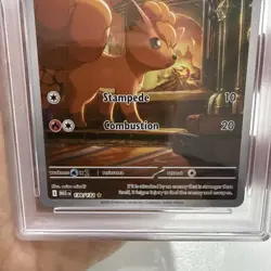 2025 Pokemon Meg En Vulpix #138 Illustration Rare PSA 10 GEM MT - Image 4