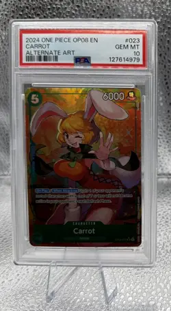 ONE PIECE CARROT OP08-023 ALTERNATE ART 🔥 PSA 10 - Image 3