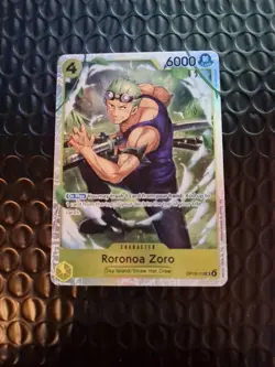 One Piece CCG Roronoa Zoro OP15-113 SR Adventures On Kami’s Island NM - Image 1