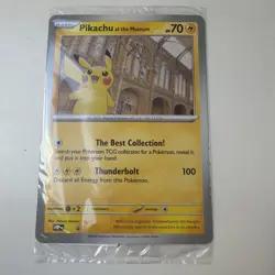 Pokemon Pikachu At The Museum Promo Card - Image 1