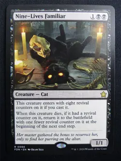 Nine-Lives Familiar - FDN - Mtg Card #3G1 - Image 1