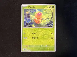 Weedle 013/165 Reverse Holo | SV: 151 Collection | Pokemon Card - Image 1