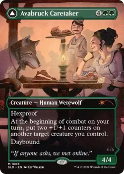 MTG English Avabruck Caretaker NM Foil Secret Lair - Image 1