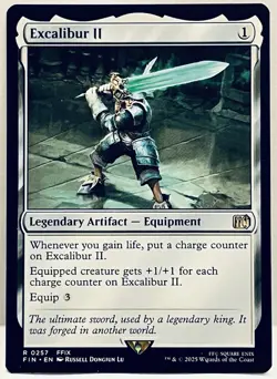 Excalibur II -#257-MTG-FINAL FANTASY-Regular-NM - Image 1