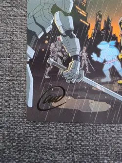 MTG Art Card The Last Ronin's Technique TMNT Gold-Stamped Signature TMT - Image 2