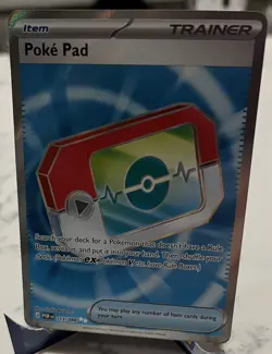 2026 Pokemon Perfect Order - POKE PAD - Full Art Rare Trainer Item Card #113/88 - Image 1