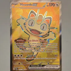 Meowth EX Pokemon Card POR 107/088 Holo Basic Nintendo GAME FREAK English - Image 2