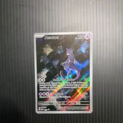 Pokemon TCG Mewtwo 052 SV: Scarlet & Violet Promo Holo Card 130 HP Psychic - Image 1