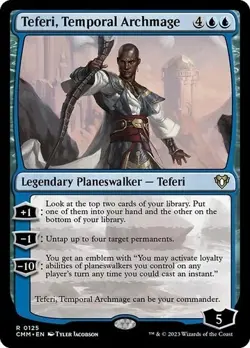 Teferi, Temporal Archmage Commander Masters Foil - Image 1