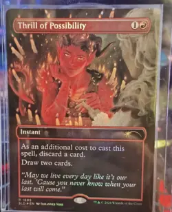 Thrill of Possibility (Rainbow Foil) Karlach Secret Lair Drop Foil NM MTG - Image 1