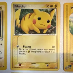Pokemon Pikachu Basic 70/111 74/112 124/165 72/100 Lot of 4 English LP - Image 3