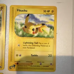 Pokemon Pikachu Basic 70/111 74/112 124/165 72/100 Lot of 4 English LP - Image 4