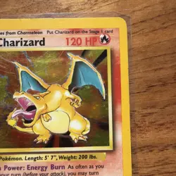 Charizard Holo Rare 1999 4/ 102 Base Set Unlimited Pokemon TCG LP/MP - Image 3