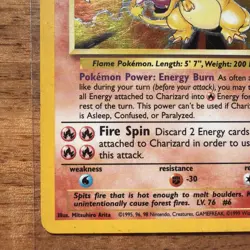 Charizard Holo Rare 1999 4/ 102 Base Set Unlimited Pokemon TCG LP/MP - Image 5