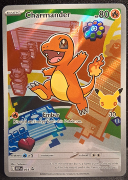 Charmander MEP 038 Pokemon First Partner Illustration 30th Anniversary Promo - Image 1