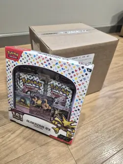Pokemon 151 Alakazam EX Collection Booster Box Case Sealed- 6 Boxes - Image 1