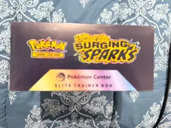 Pokemon Surging Sparks Pokemon Center ETB New, Sealed - Image 5
