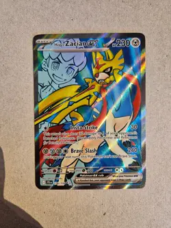 Hop's Zacian ex 176/159 Ultra Rare Journey Together Pokemon NM - Image 1