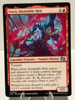 Ivora, Insatiable Heir (Anime) 50 U Foundations Jumpstart NM MTG - Image 1