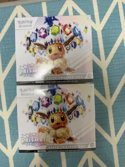 Lot Of 2 Pokemon Prismatic Evolutions Elite Trainer Box ETB NEW | (Rip in boxes) - Image 1
