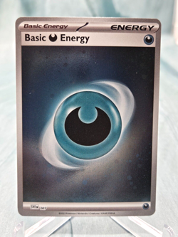 Pokemon Basic Water Dark (Cosmos Holo) SVE EN 007 Scarlet & Violet - NM - Image 1