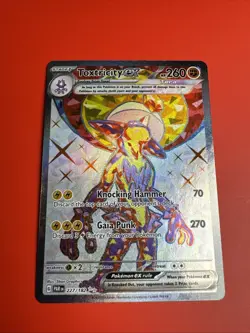 Toxtricity EX Pokemon Paradox Rift 227/182 Ultra Rare Full Art Holo SV NM - Image 1