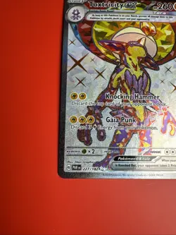 Toxtricity EX Pokemon Paradox Rift 227/182 Ultra Rare Full Art Holo SV NM - Image 2