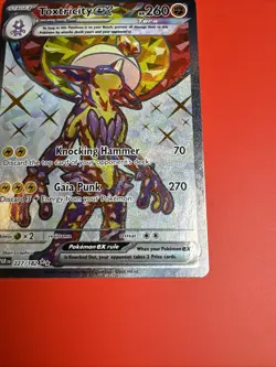 Toxtricity EX Pokemon Paradox Rift 227/182 Ultra Rare Full Art Holo SV NM - Image 3
